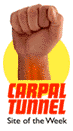 Carpal Tunnel site of the week