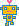 tiny yellow robot with a heart antenna